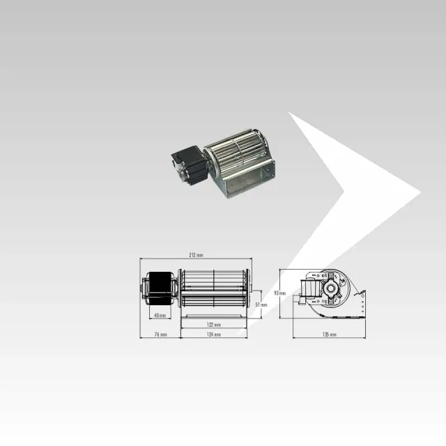 AMR Top Trial TAS12B5-009-S6 ventilatore tangenziale 122 mm