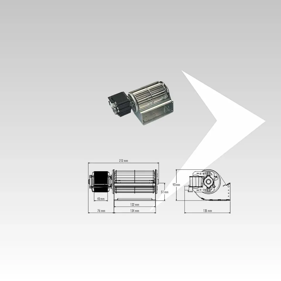 AMR Top Trial TAS12B5-009-S6 ventilatore tangenziale 122 mm