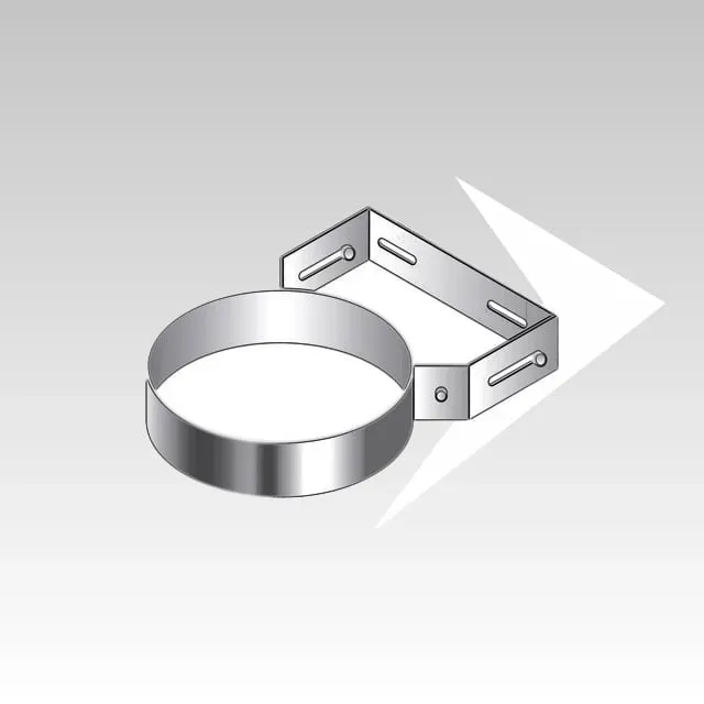 AMR Top DP DPC2553 collare a muro inox doppia parete