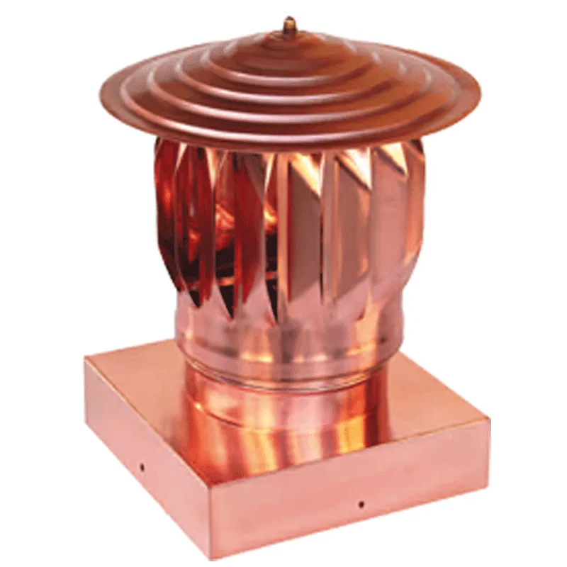 Piemme Comignolo Turbojet base quadrata canna fumaria