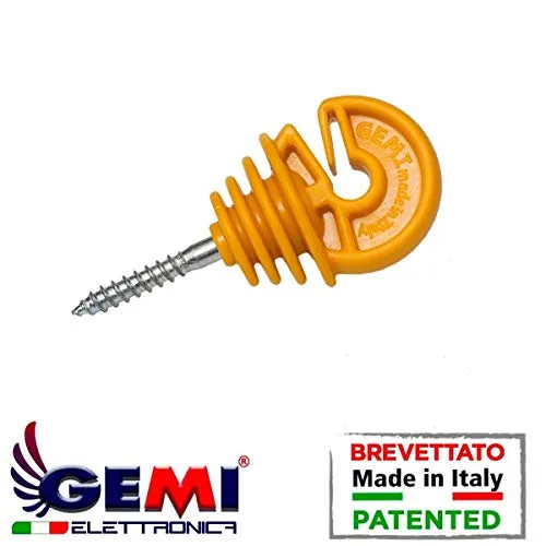 Gemi Kit 200 Isolatori Pali Legno 30 mm