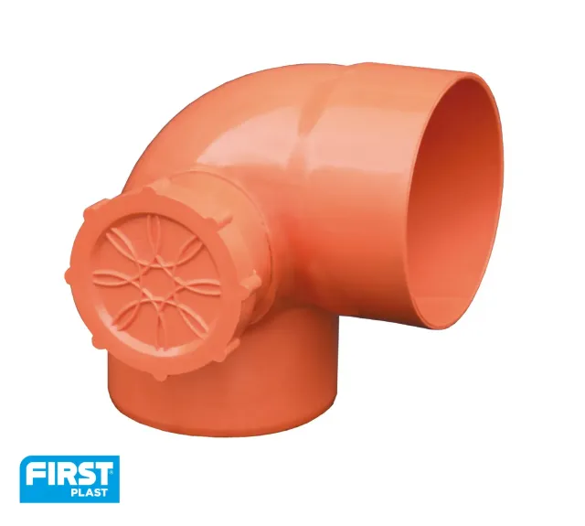 La Ventilazione Completamento Curva 87°30' Ispezione Arancio