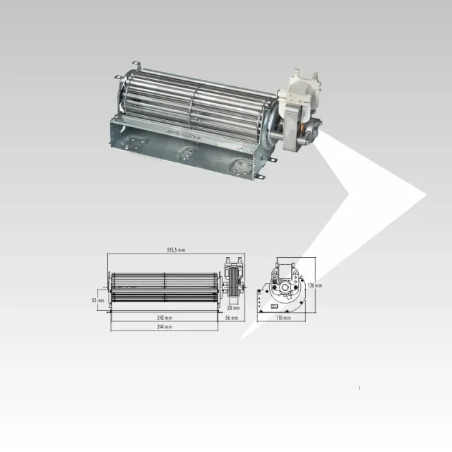 Fergas 180600-D1 ventilatore tangenziale 240 mm