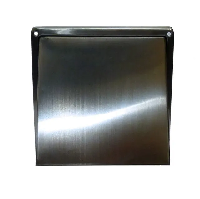Airflow 9041230 Presa Aria Inox Quadrata 125 mm Antivolto