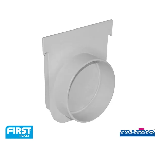 La Ventilazione Testata PVC canale 130 alto h 150 mm
