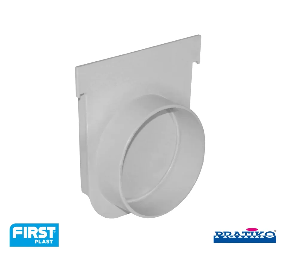 La Ventilazione Testata PVC canale 130 alto h 150 mm