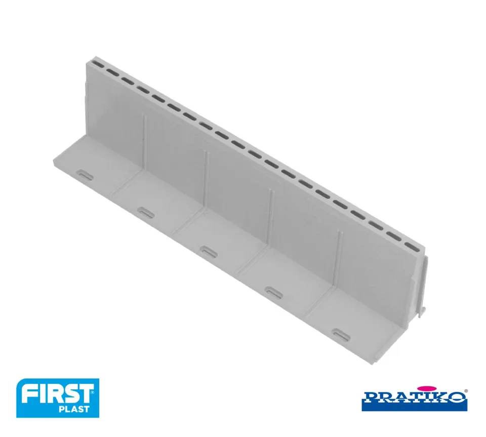 La Ventilazione Profilo Caditoia Fessura PVC h 140 mm