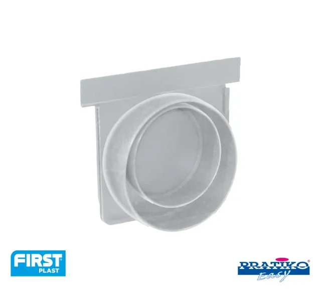 La Ventilazione Testata PP canale 130 Easy alto h 110 mm