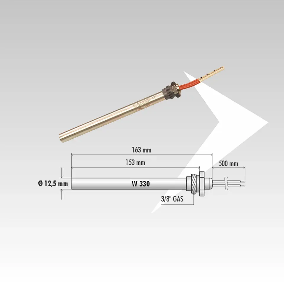 AMR Top ELD60031 candeletta 3/8 330W 163mm