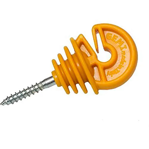 Gemi Isolatori Recinto Elettrico Pali Legno 100 pz 30 mm