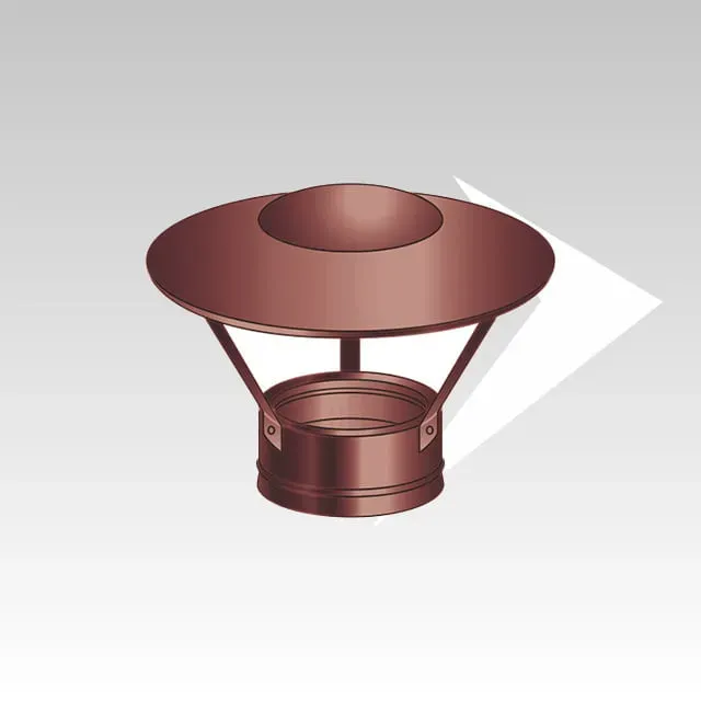 AMR Top DPAC20 cappello cinese inox doppia parete aria