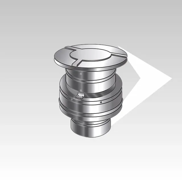 AMR Top CXP2102 terminale cinese presa aria ribassata inox