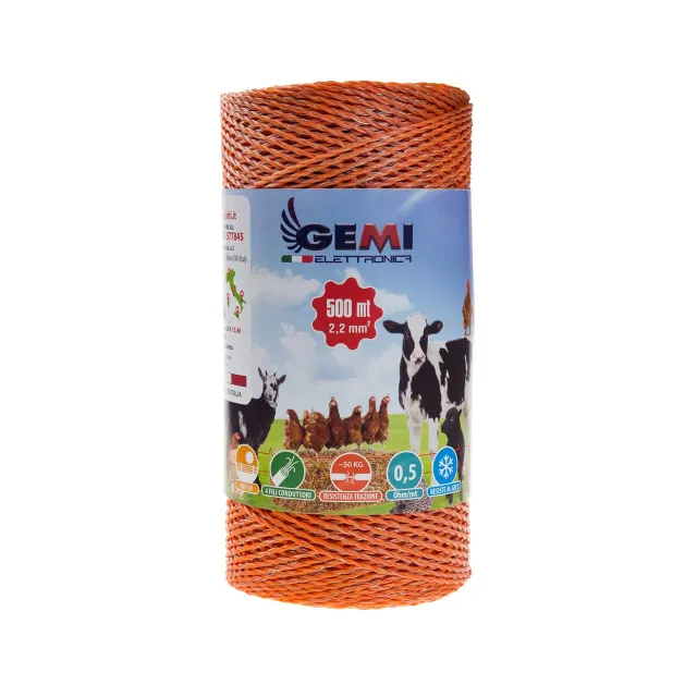 Gemi Filo Conduttore Recinto 500 m 2,2 mmq 4 Fili