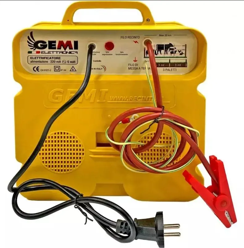 GEMI Elettrificatore Depotenziato 220V Recinto 5 km 2J