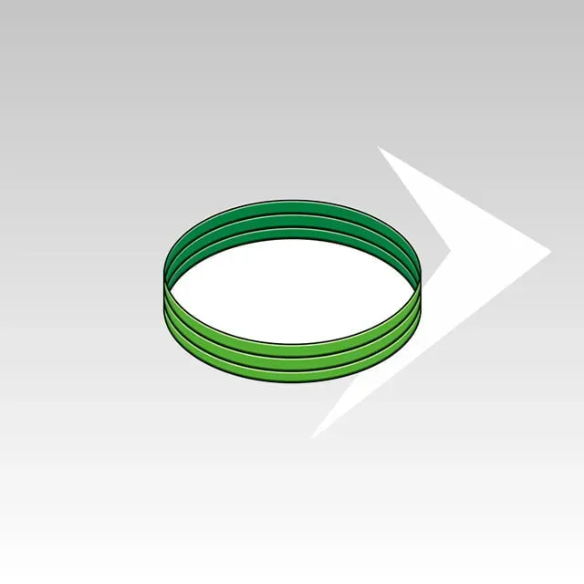 AMR Top Coax Pellet CXPI27 guarnizione Viton verde 300°C