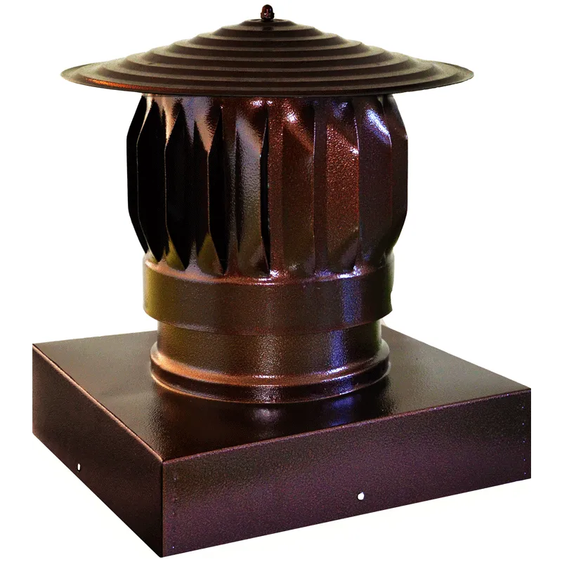 Piemme Comignolo Turbojet base quadrata canna fumaria