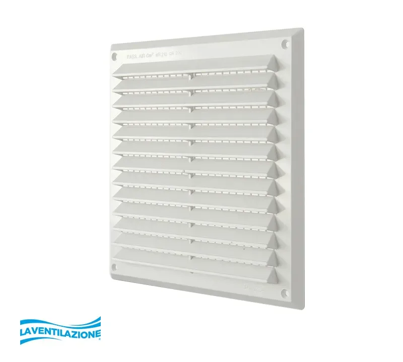 La Ventilazione Griglia quadrata 227x227 mm a sovrapporre