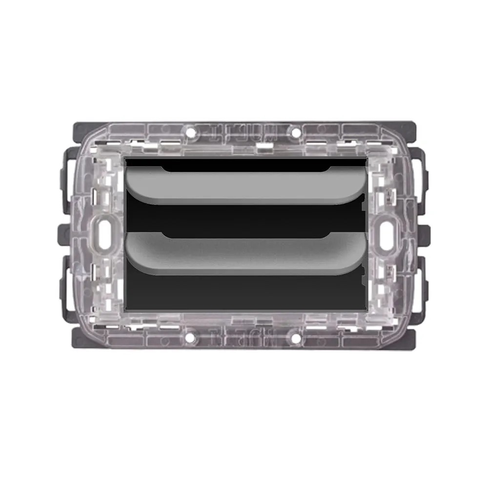 Disappair 503 Griglia VMC per Bticino LivingLight Nero Satinato