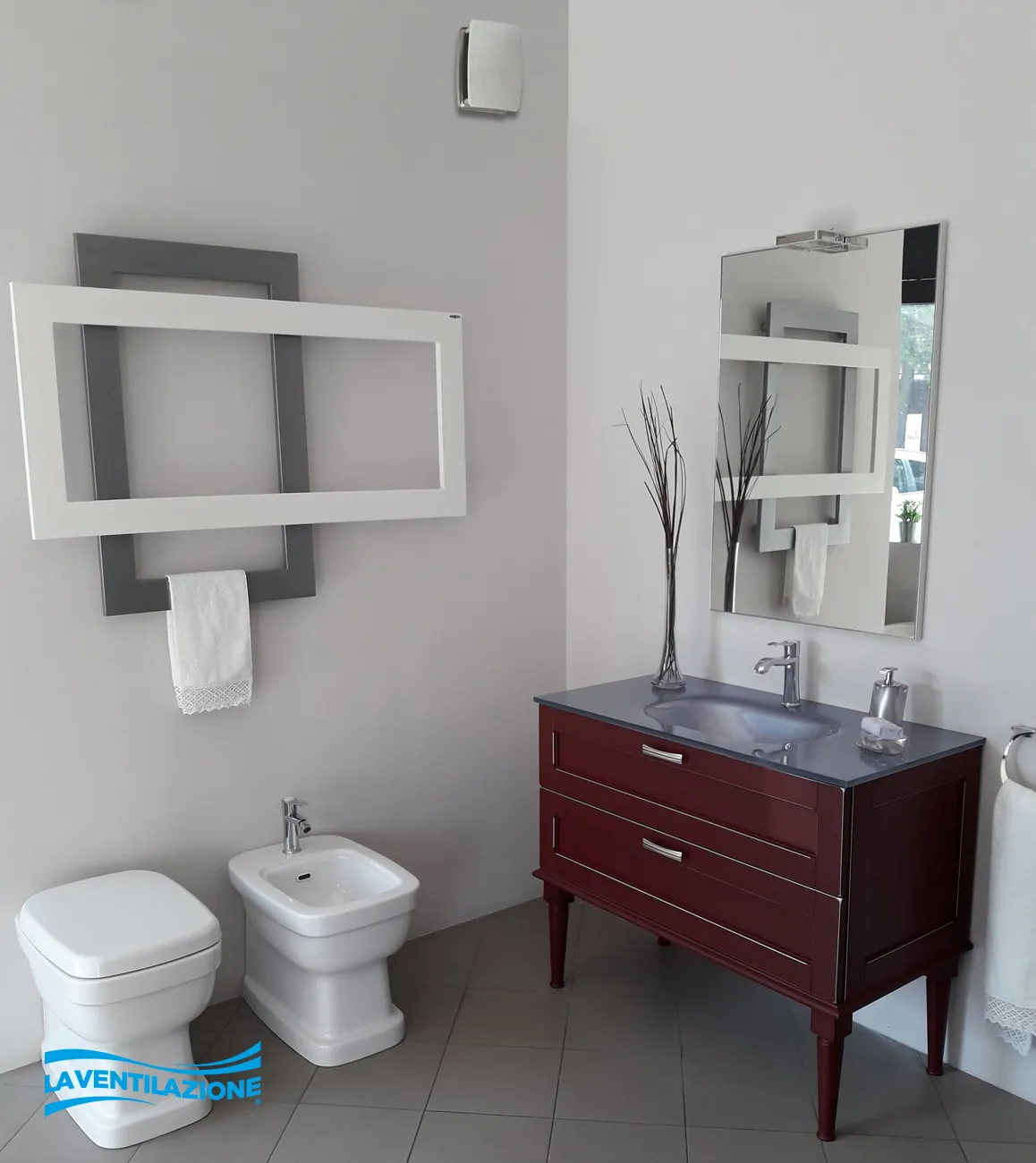 La Ventilazione Aspiratore Elicoidale da Parete Bagno