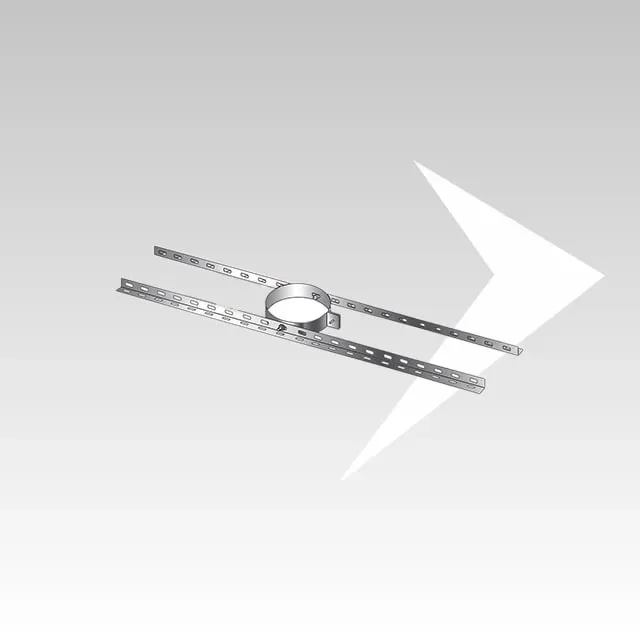 AMR Top Coax CXPB22 collare sostegno solaio inox