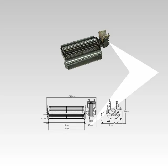Fergas 180403-D1 ventilatore tangenziale 180 mm