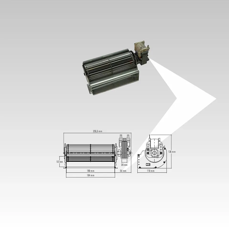 Fergas 180403-D1 ventilatore tangenziale 180 mm