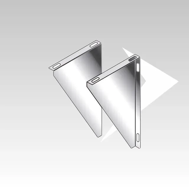 AMR Top DPA1019 supporti piastra camino doppia parete