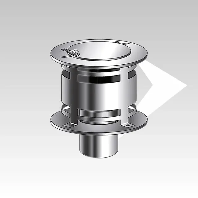 AMR Top SP184 terminale antivento ispezionabile inox