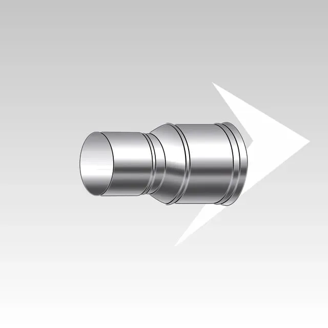 AMR Top SP187 aumento diametro inox monoparete 50-180