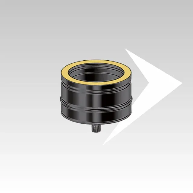 AMR Top DP DPCN116 scarico condensa doppia parete nero