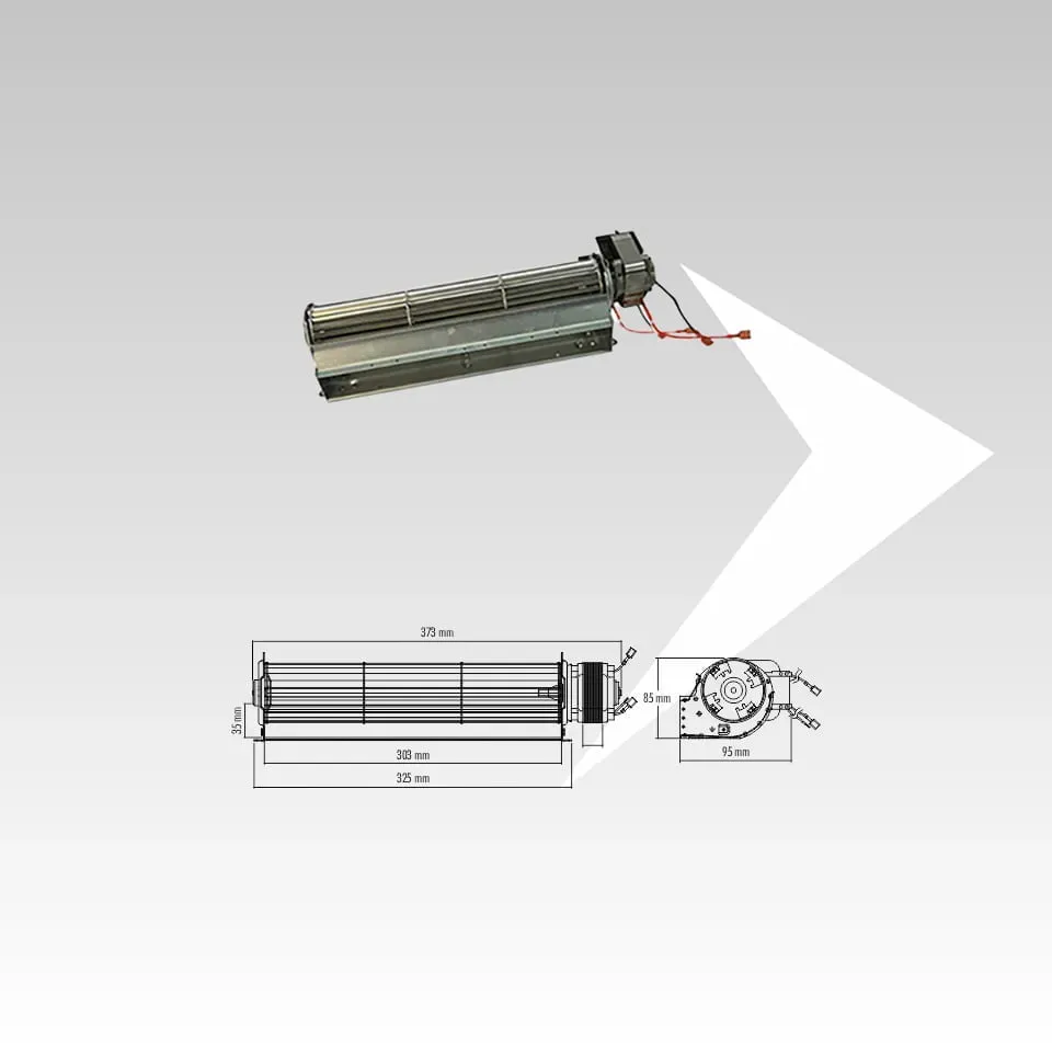 Fergas 50421 ventilatore tangenziale doppia velocità 300mm