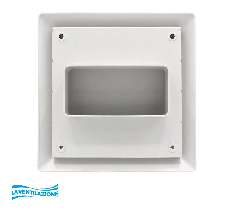 La Ventilazione Cappetta Antivento 120x60 tubo rettangolare