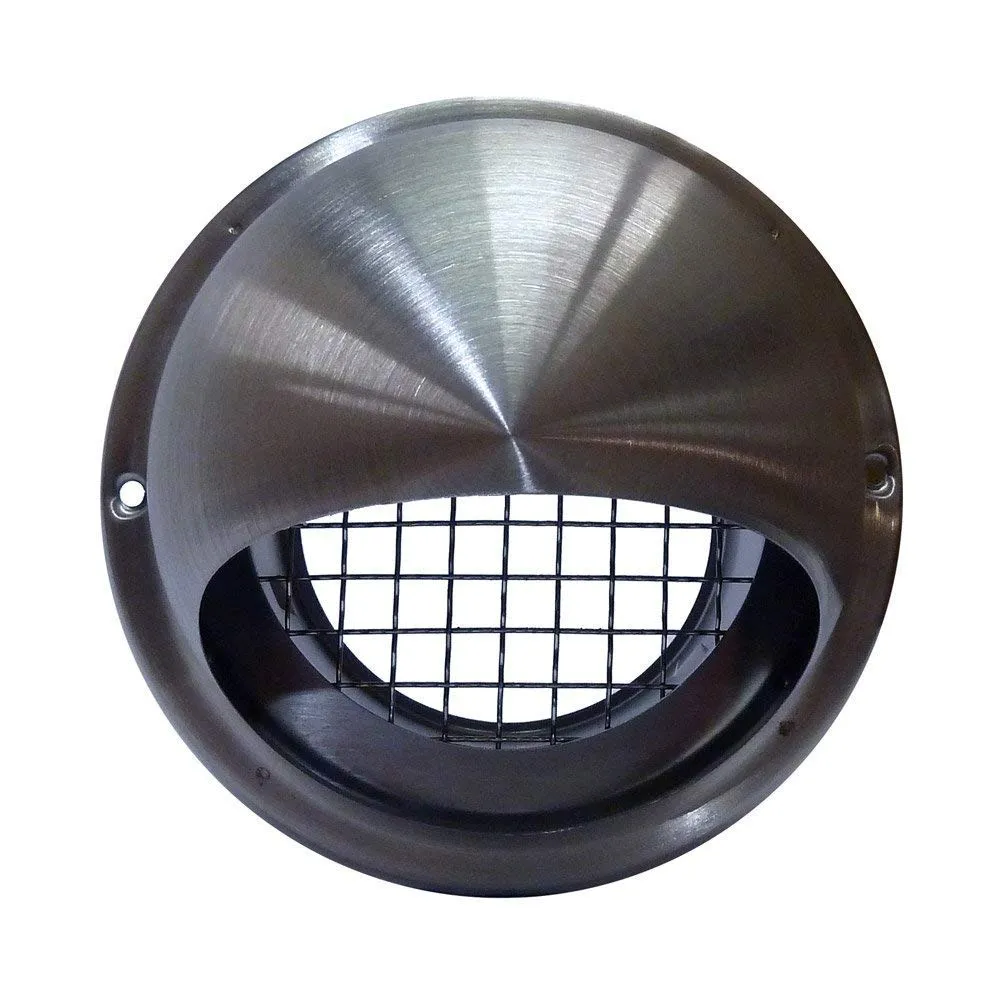 Airflow 9041230 Presa Aria Inox Quadrata 125 mm Antivolto