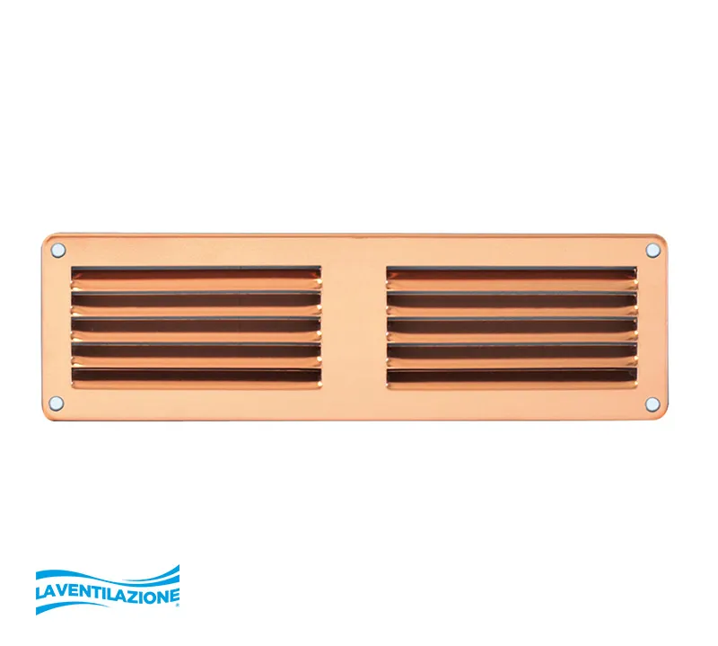 La Ventilazione Griglia Rettangolare Sovrapporre 200x60 mm