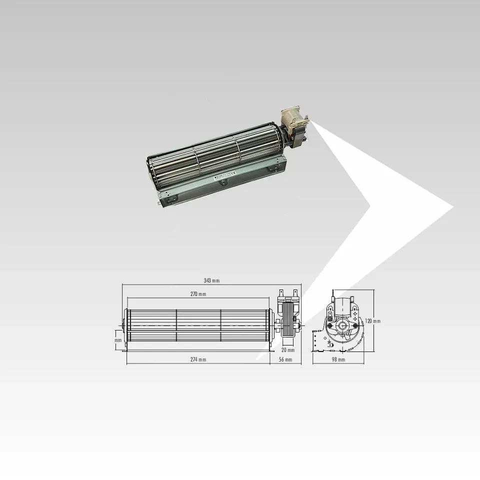 AMR Top Fergas 113430-D1 ventilatore tangenziale 270 mm