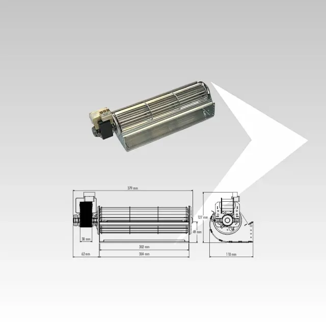 Trial THS30B5-005-S1 ventilatore tangenziale 302 mm
