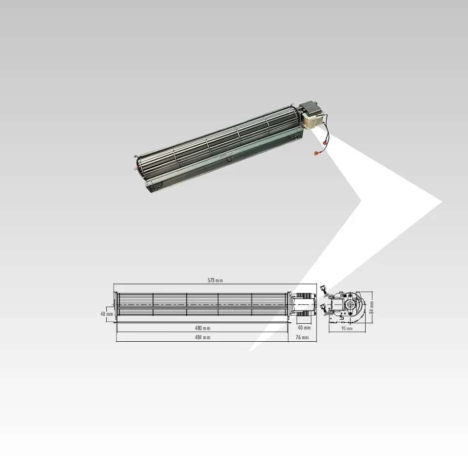 Fergas 115111 ventilatore tangenziale ventola 480mm