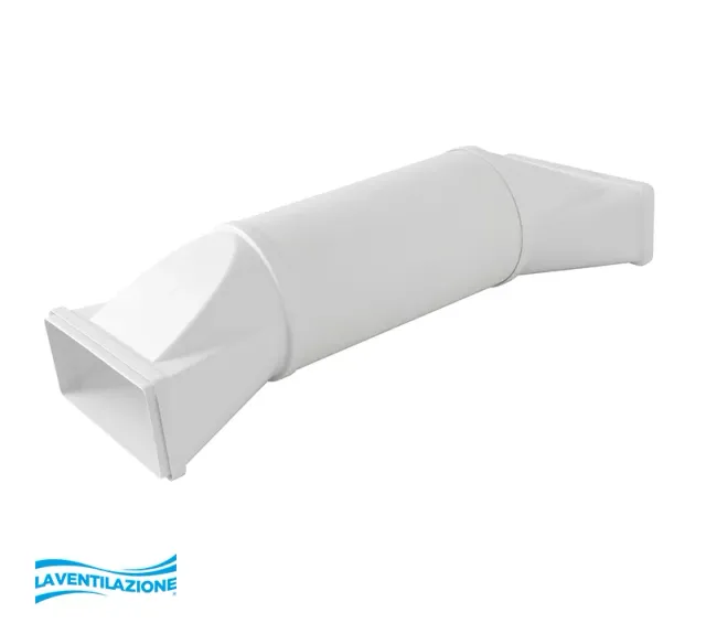 La Ventilazione Silenziatore 220x90 mm condotto rettangolare