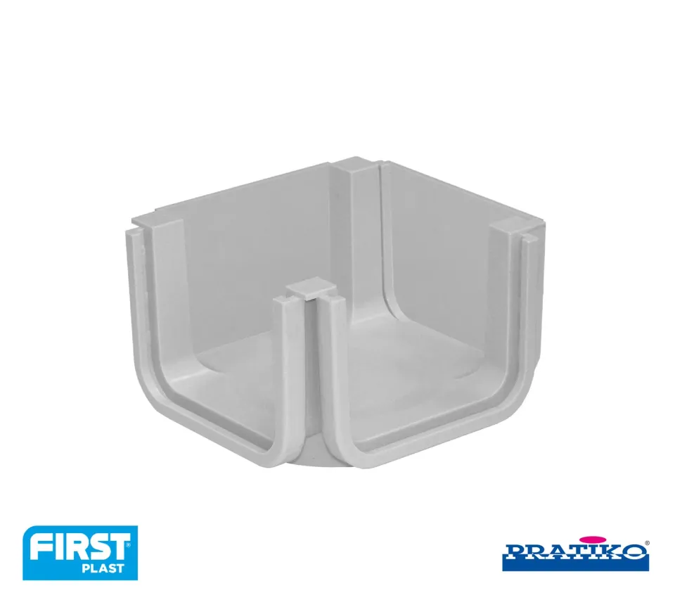 La Ventilazione giunto PVC scarico 4 vie canale 100 h 75 mm