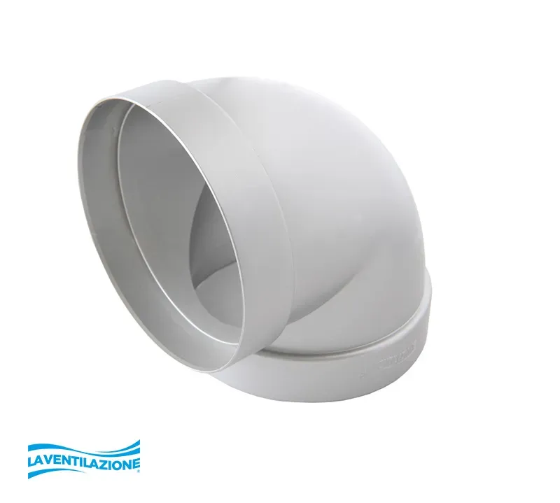 La Ventilazione Curva 125 mm 90° Tubo Tondo Aerazione
