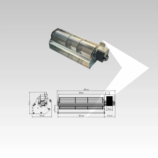 AMR Top Trial 8A130B-041-D2 ventilatore tangenziale 304 mm