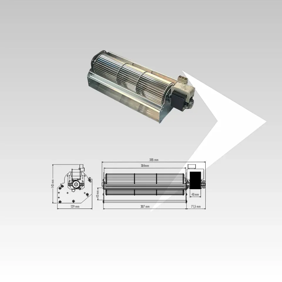 AMR Top Trial 8A130B-041-D2 ventilatore tangenziale 304 mm