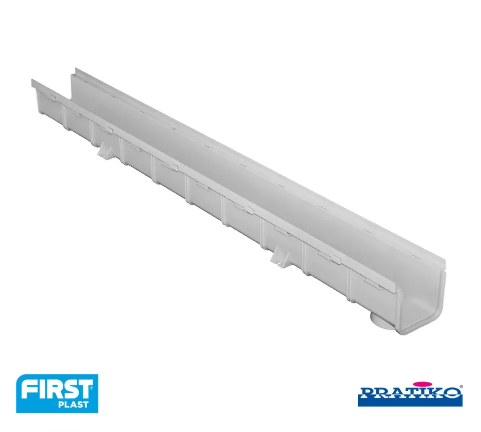 La Ventilazione Canale Modulare PVC 100 Medio h 75 mm