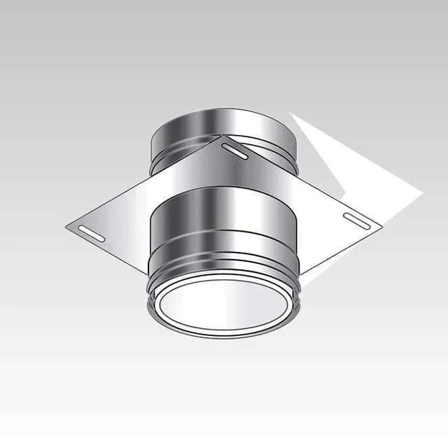 AMR Top CXP CXP18 piastra intermedia coassiale inox