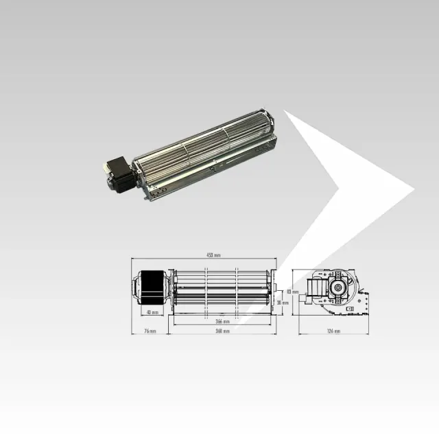 AMR Top Trial THS36B6037 ventilatore tangenziale 366 mm