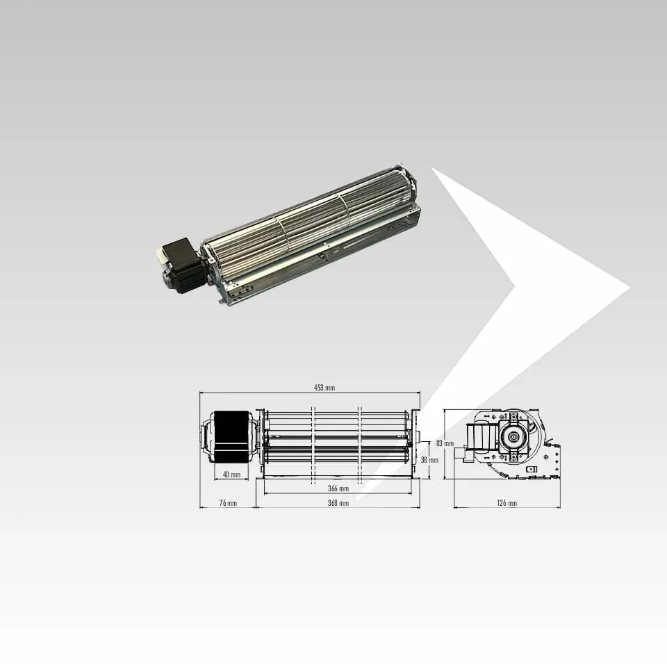 AMR Top Trial THS36B6037 ventilatore tangenziale 366 mm