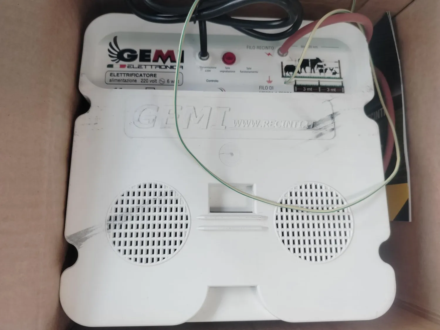 Gemi E220 Elettrificatore Recinto Elettrico 220V 5 km