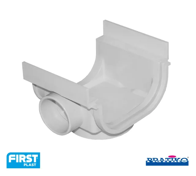 La Ventilazione Giunto con Scarico PVC Canale 130 Basso H75