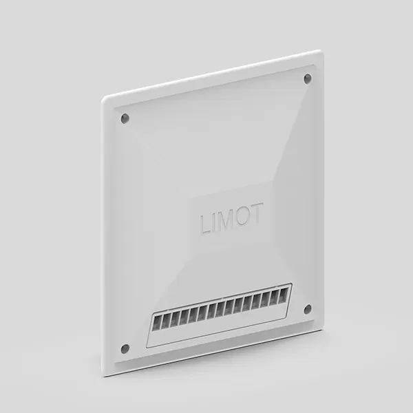 Limodor LC/E-UP coperchio per aspiratore da incasso bianco