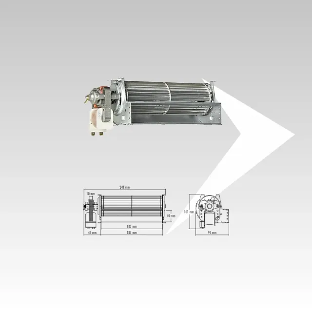Fergas 116052-S3 ventilatore tangenziale ventola 180 mm